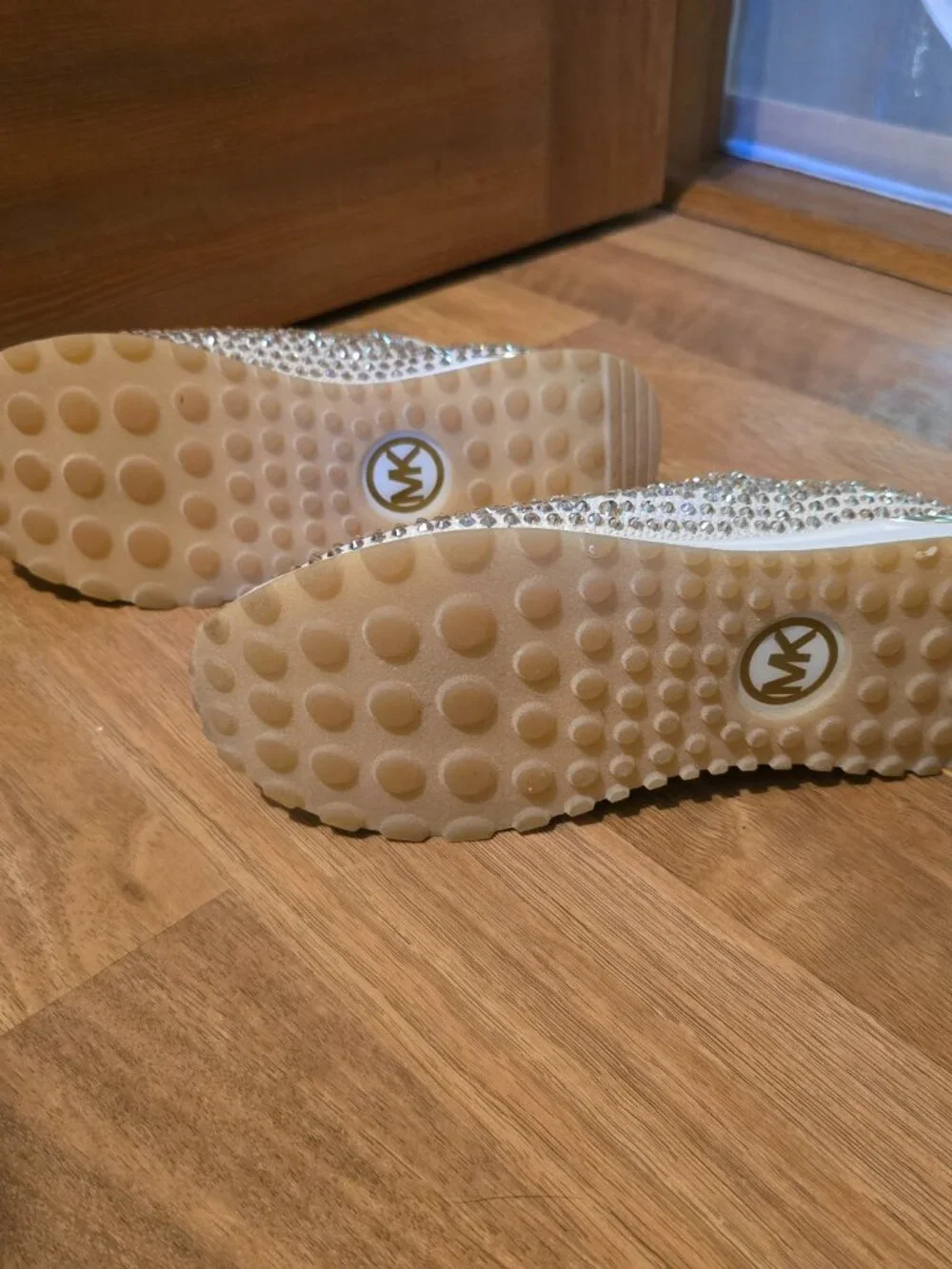 MICHAEL Michael Kors Bodie Rhinestone Slip On Trainers